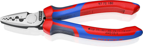 KNIPEX 97 72 180 Comfort Grip Crimping Pliers For Cable Links | bike-hand-tools