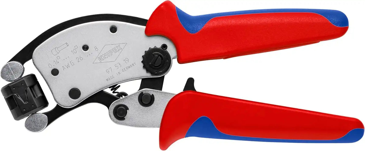 KNIPEX Tools 97 53 19 KNIPEX Twistor® T Self-Adjusting Crimping Pliers for Wire Ferrules, 8"