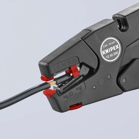 KNIPEX 12 40 200 EvoStrip Automatic Wire Stripper, 8-32 AWG