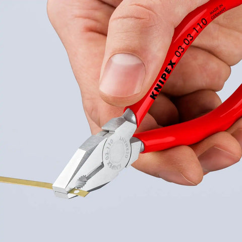 KNIPEX Tools 03 03 110 Mini Combination Pliers, 4-1/4"