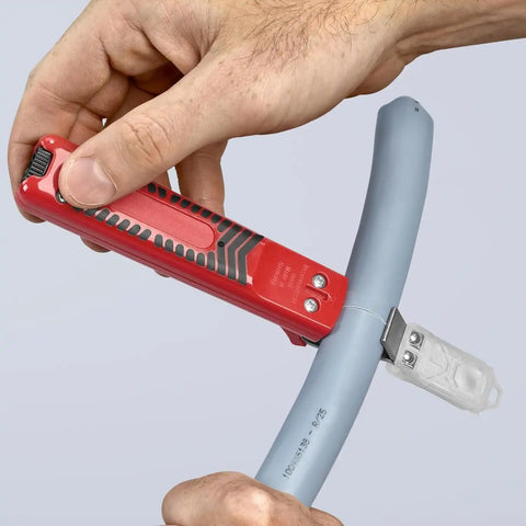KNIPEX 1620165SB Cable Stripper, 8 to 28mm, 9 In