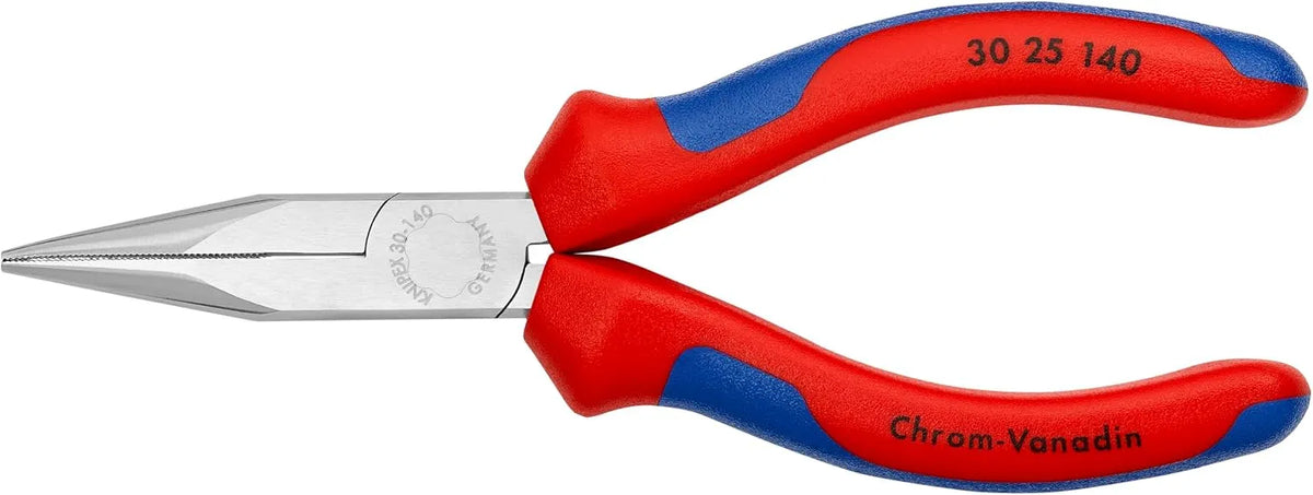 KNIPEX 30 25 140 Comfort Grip Half Round Tips Long Nose Pliers