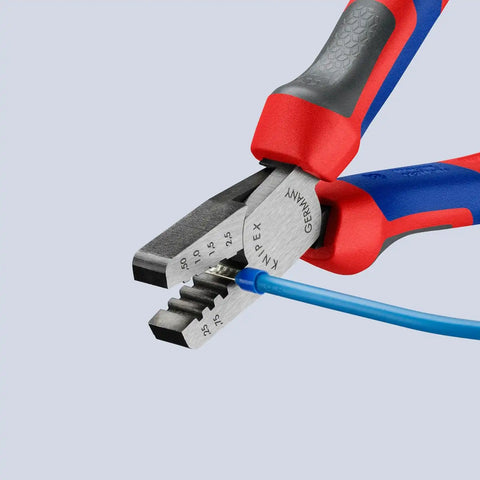 KNIPEX 97 62 145 A Comfort Grip Crimping Pliers For Cable Links