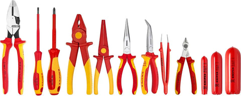 KNIPEX Tools 9K 00 80 168 US 12 Pc 1000V Insulated Electrical Vehicle (EV) Set