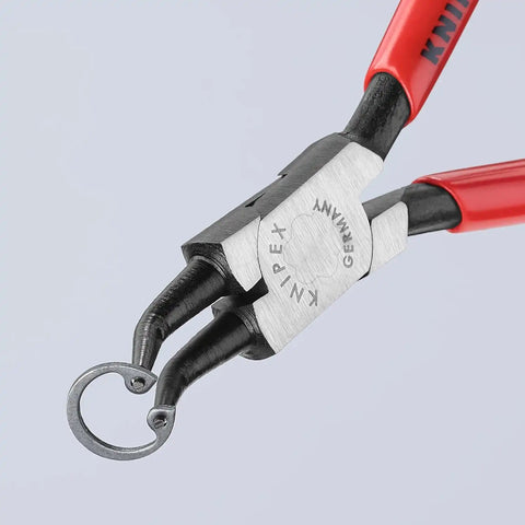 KNIPEX - 44 31 J12 Tools - Circlip Pliers, Internal, 45 Degree Angled, Forged Tip, 15/32"-1" Bore Dia. (4431J12)