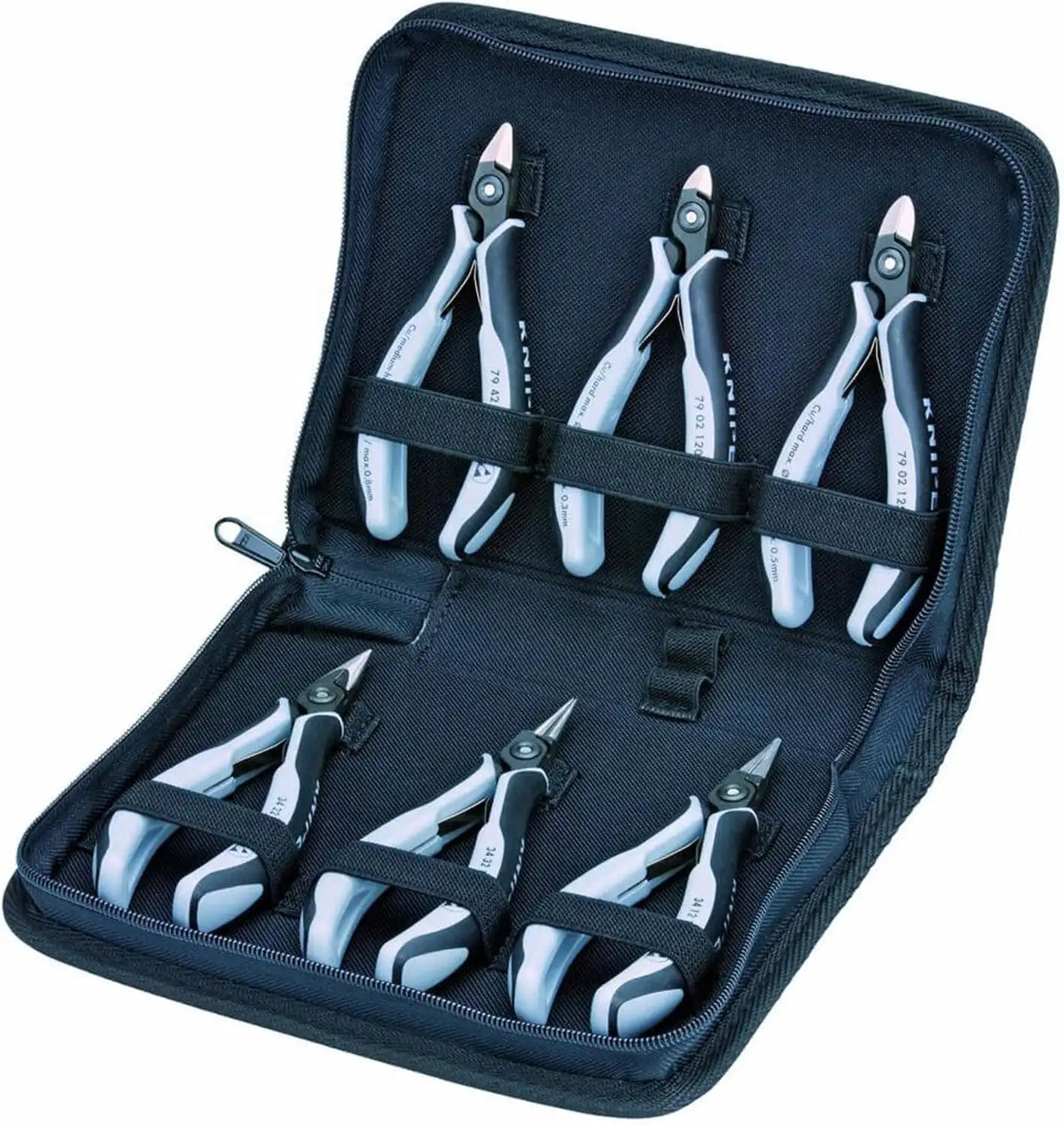 KNIPEX 00 20 16 P 6-Piece ESD Electronic Pliers Set