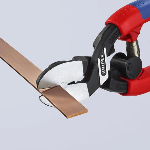 KNIPEX Tools 72 62 200 High Leverage Flush Cutter for Plastic and Soft Metal, 8-Inch