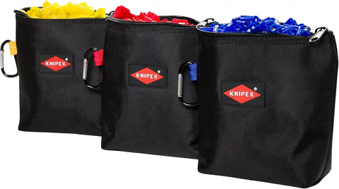 KNIPEX Tools 9K 00 80 178 US Stand-Up Tool Bag - 3-Pack, Empty