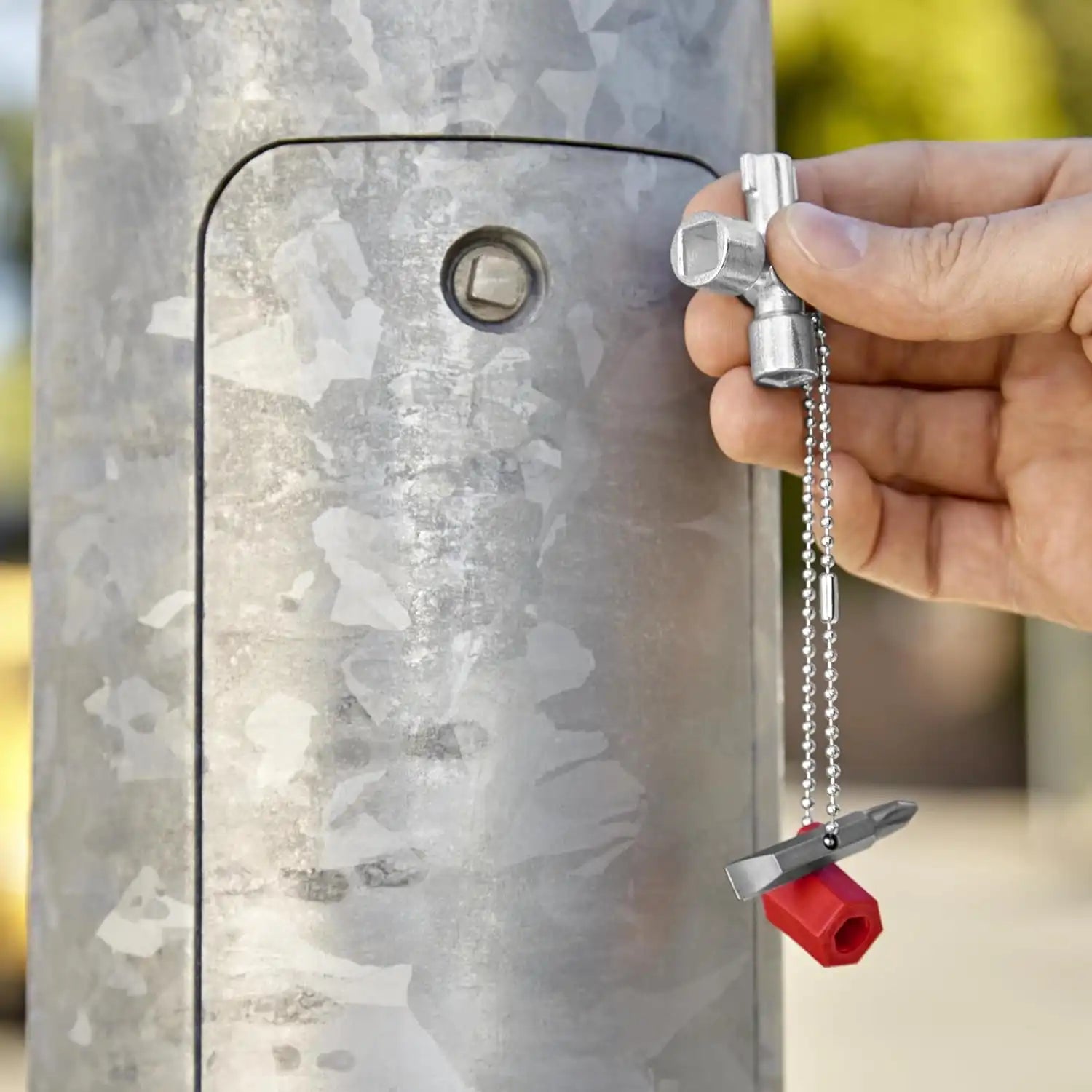 KNIPEX - 00 11 02 Tools - Universal Control Cabinet Key (1102)