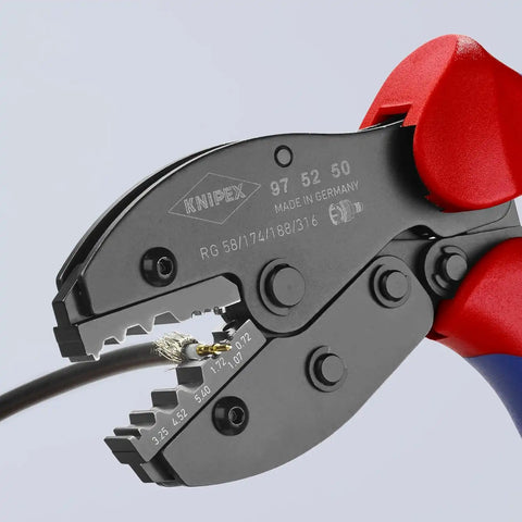 KNIPEX 97 52 50 6-Position Contact Crimping Pliers