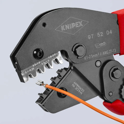 KNIPEX 97 52 04 4-Position Contact Crimping Pliers