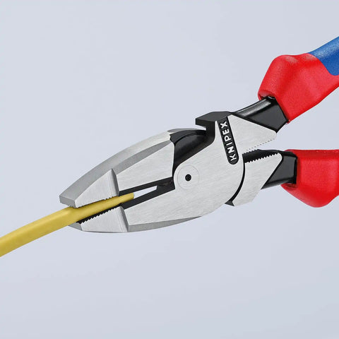 Knipex Tools 09 02 240 T BKA 9 1/4" Ultra-High Leverage Lineman's Pliers with Tether Attachment