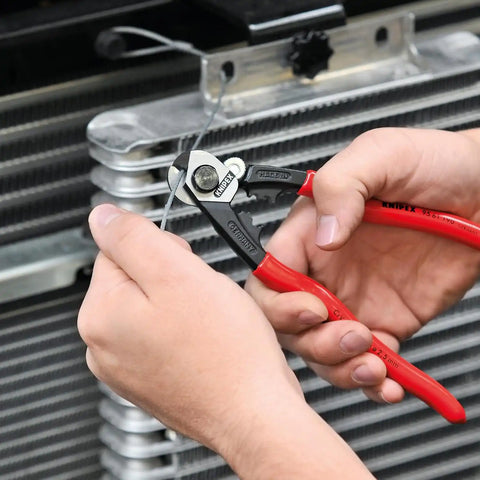 KNIPEX 95 61 190 SBA Wire Rope Cutters | wire-cutters
