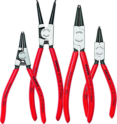 Knipex 9K 00 19 51 US Circlip Snap-Ring Pliers Set in Pouch (4 Piece)