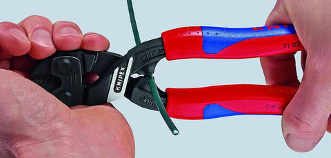 KNIPEX Tools - CoBolt Compact Bolt Cutter, Multi-Component (7102200), 8- Inch Comfort Grip