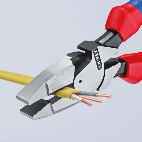 Knipex Tools 09 02 240 T BKA 9 1/4" Ultra-High Leverage Lineman's Pliers with Tether Attachment