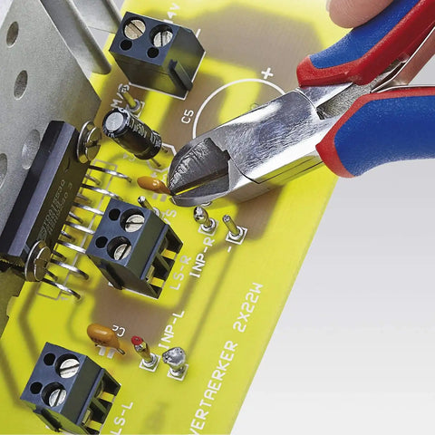 KNIPEX - 77 02 115 Tools - Electronics Diagonal Cutters, Multi-Component (7702115)