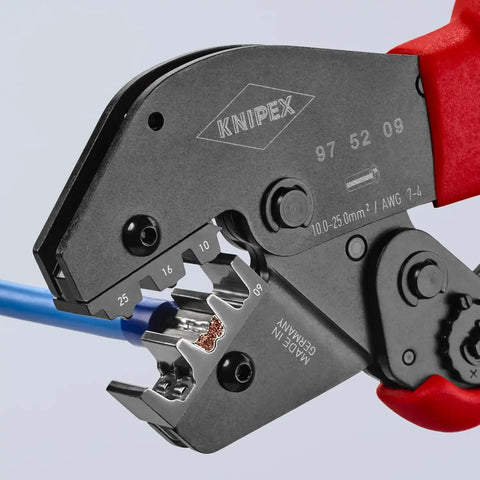 KNIPEX 97 52 09 3-Position Contact Crimping Pliers