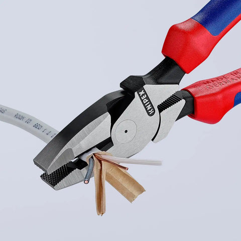 Knipex Tools 09 02 240 T BKA 9 1/4" Ultra-High Leverage Lineman's Pliers with Tether Attachment