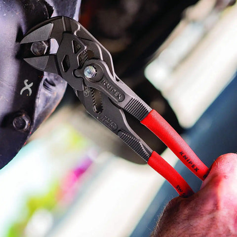 KNIPEX Tools 86 02 250 10-Inch Pliers Wrench Black Finish Comfort Grip