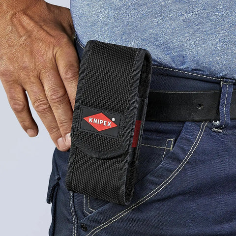KNIPEX 00 20 72 V01 Mini Pliers in Belt Pouch, Red, 2-Piece | pliers